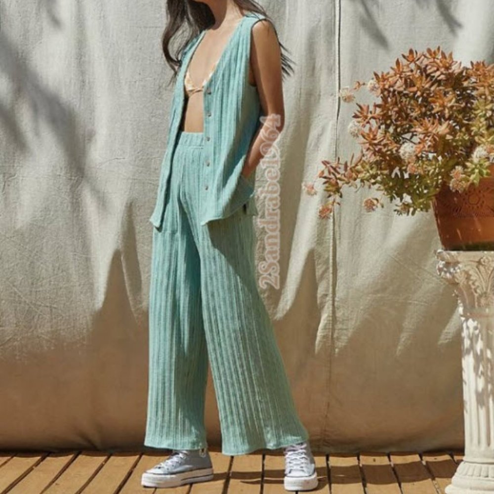 Free People Dana Set -  April Mist, Size: Medium - Picture 2 of 13